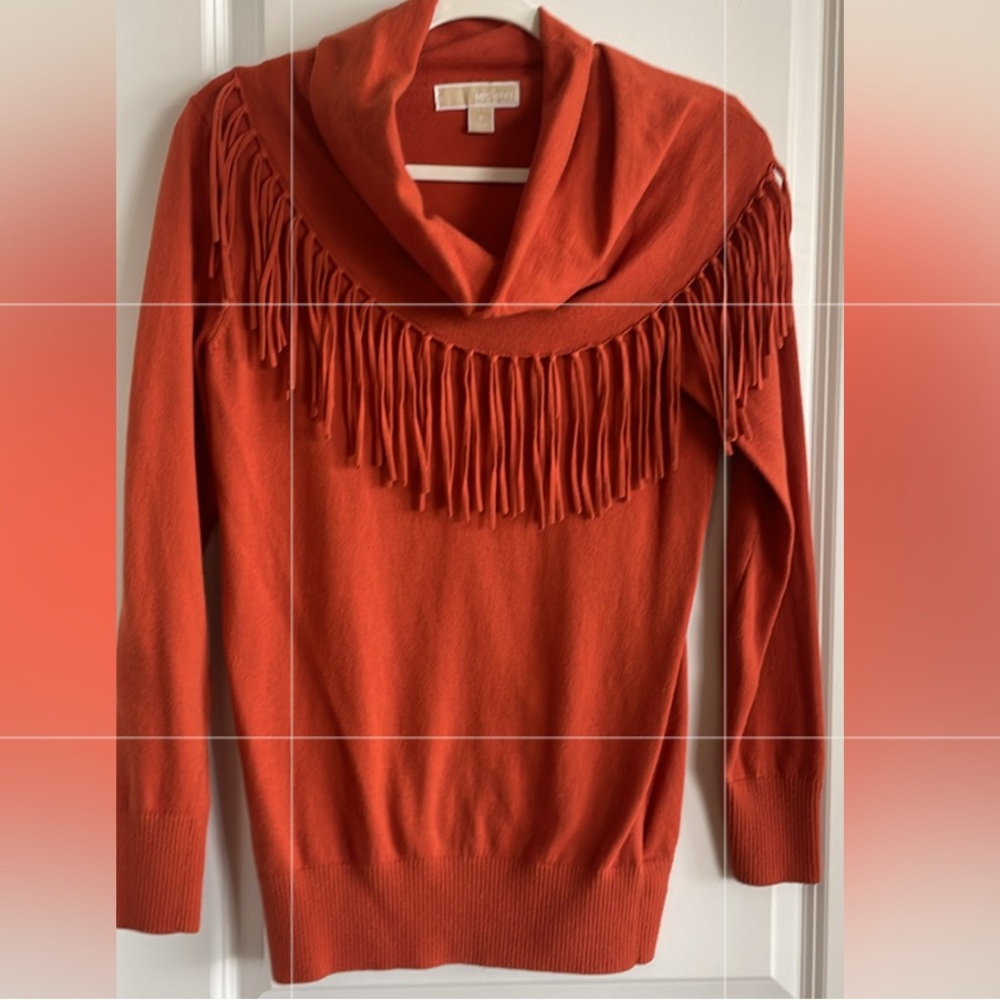 Michael Kors Vibrant Orange Knitwear